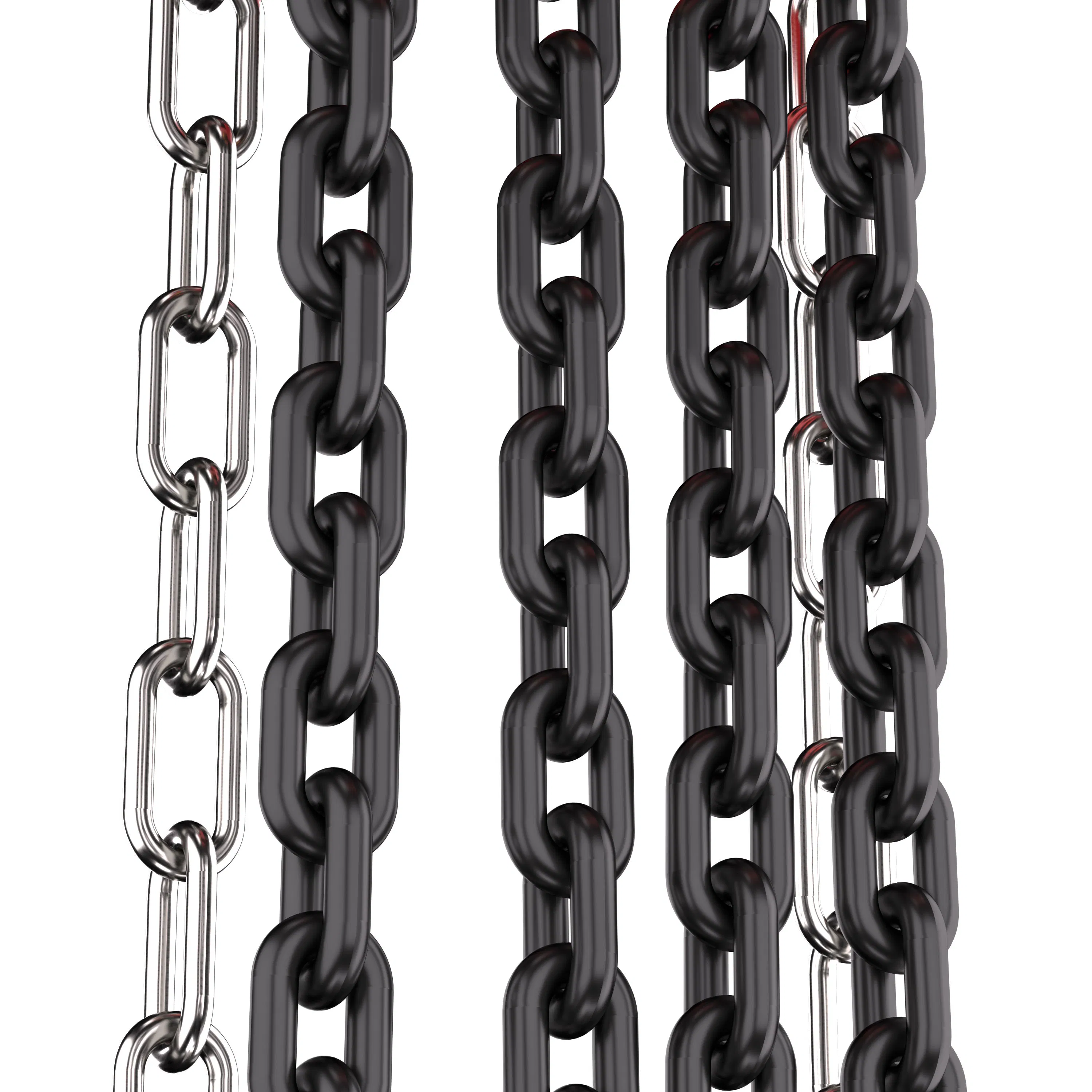 High Tensile Black Heavy Duty Welded Alloy Steel G80 G100 Lifting Link Load Chain