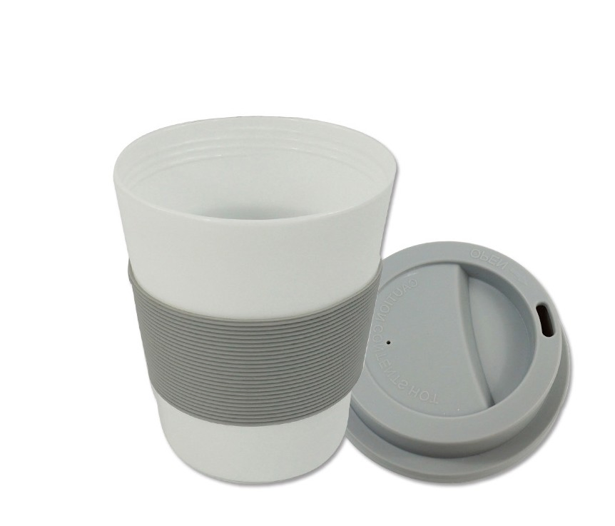 Многоразовая кофейная кружка Premium 12oz с крышкой