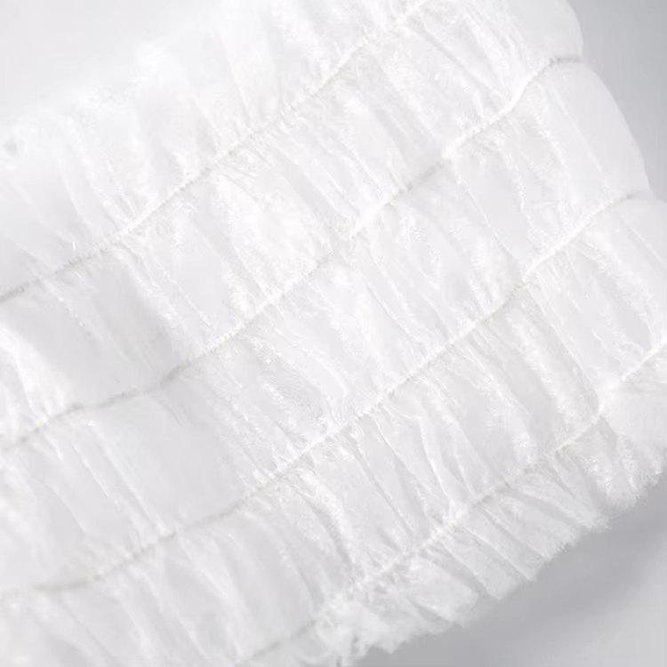 SPA Facials Disposable Non Woven Hairbands with Elastic Hair Wraps Headband