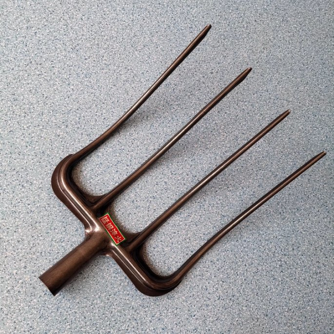 Carbon Steel Fork Head Manure Hay Farming Pitchfork Fork