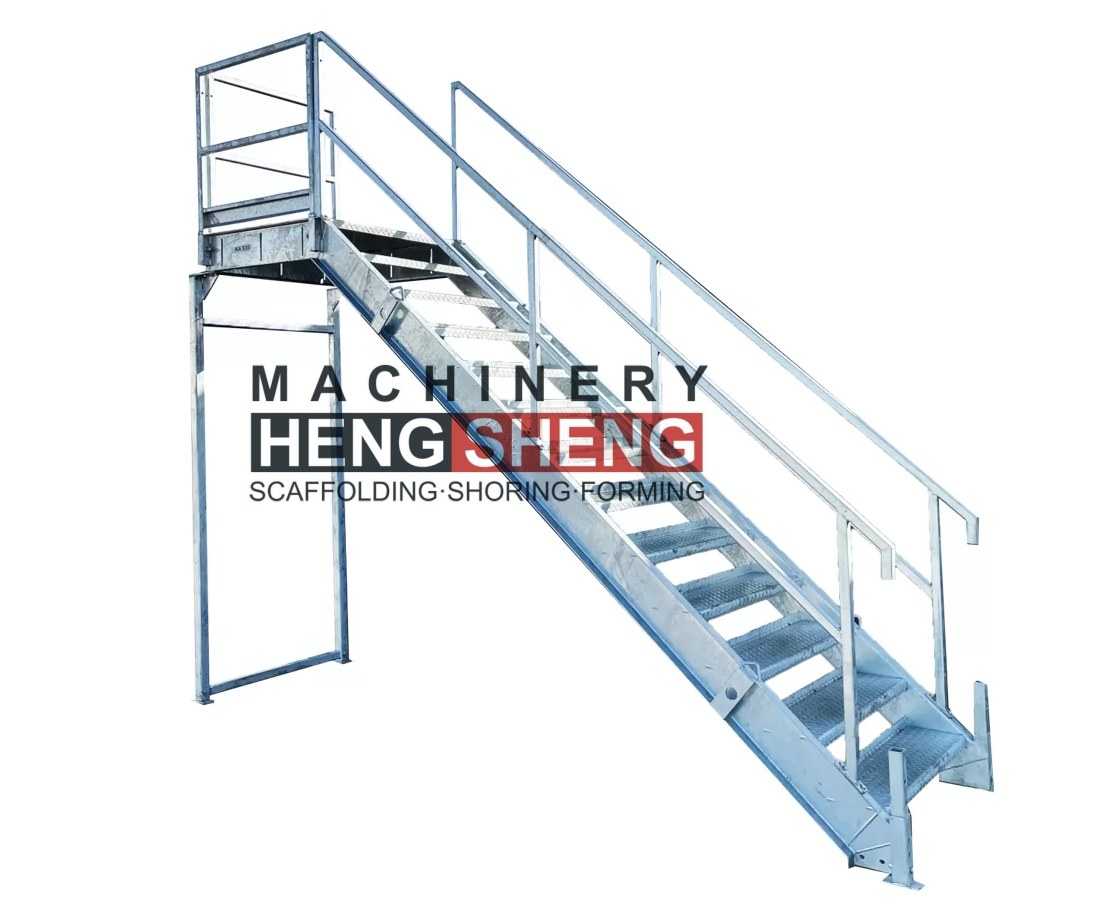 Galvanized Metal Outdoor Steel Structure Staircase