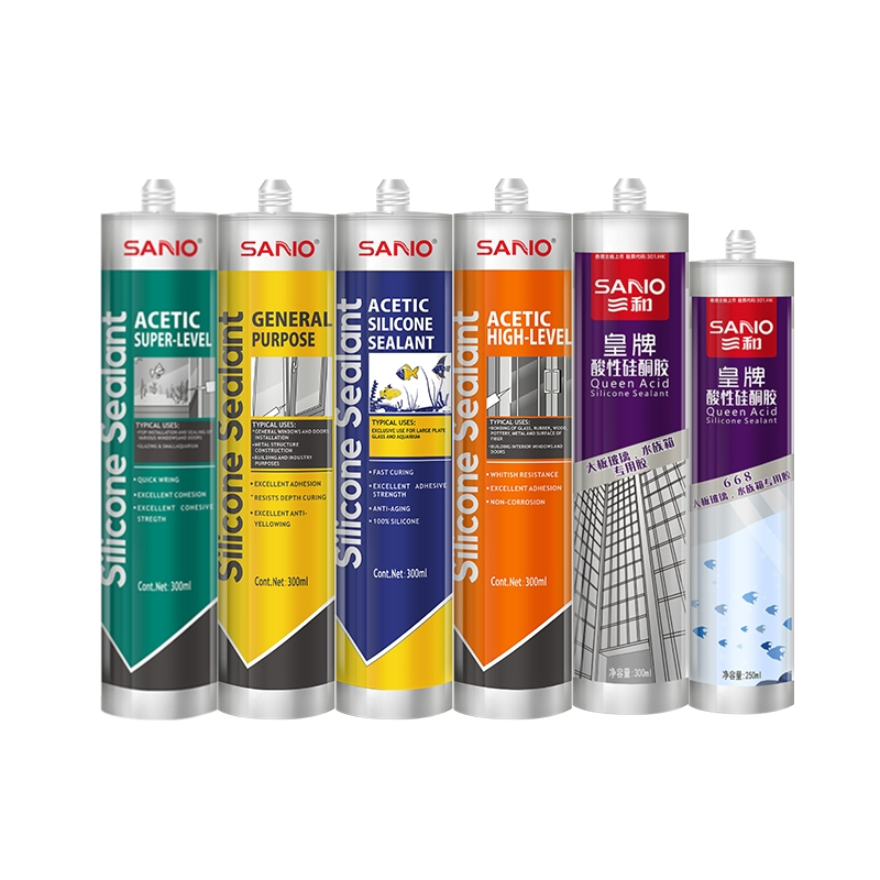 Quick Drying Acetoxy Acid Silicone Sealant Advanced Acetic Aquarium Silicon Adhesive Glue for Big Glass Sale