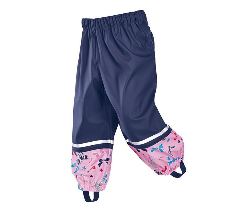 Latest Design Long Waterproof Kids PU Overall Waterproof Rain Pant