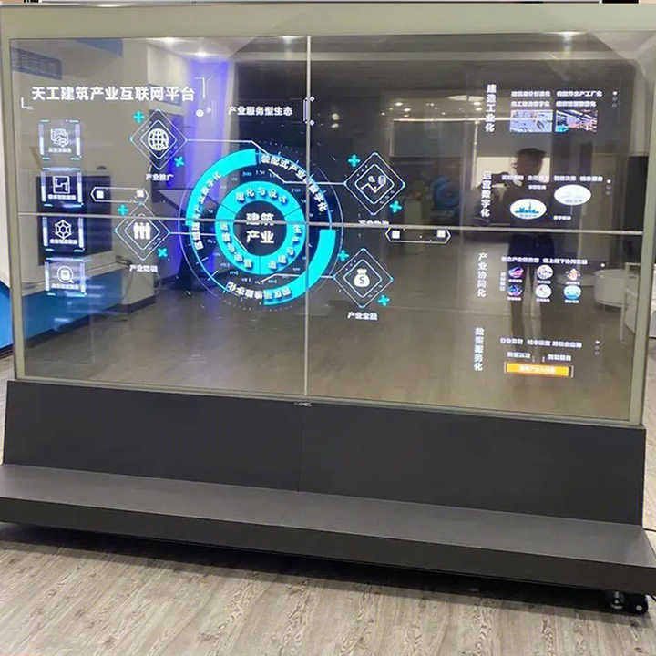 55-дюймовый прозрачный OLED-дисплей YRC с сенсорным экраном