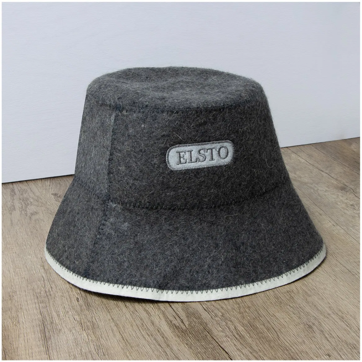 Polished Wool Hat for Sauna Wool Cap for Sauna Bath House Head Protection Sauna Hat
