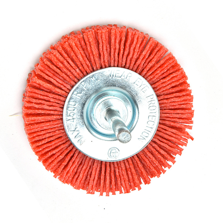 Sali Good Quality 50mm Nylon Wire Wheel Brush with Shank