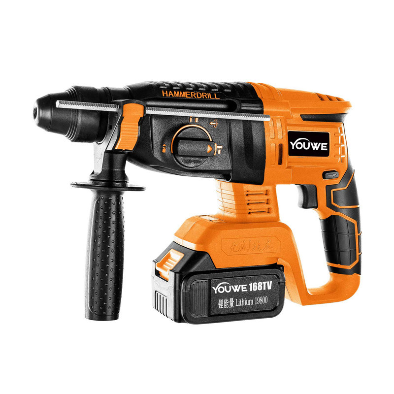 21vrotary Hammer for Home Improvement with Battery Pack and Durable Carry Case