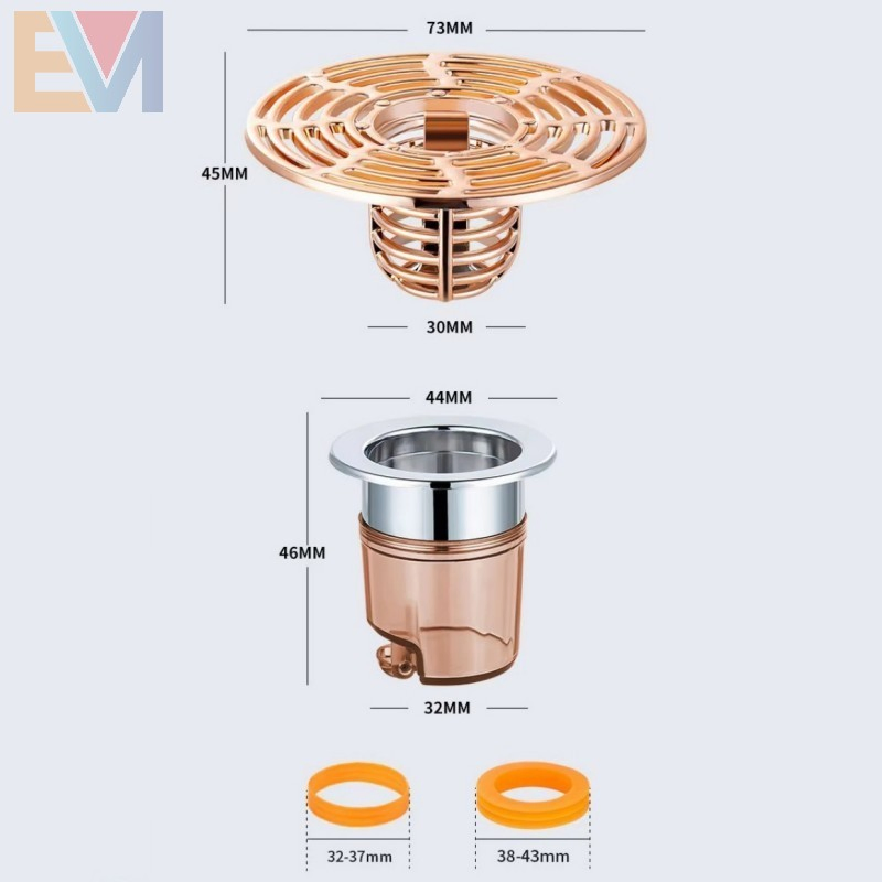 Castiron Toilet Balcony Kitchen Shower Floor Drain