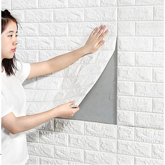 Hot Melt Adhesive for Wall Stickers Wallpaper Self Adhesive PVC Film Wallsticker Wall Papers Emboss Stickers 3D Wallpaper PVC