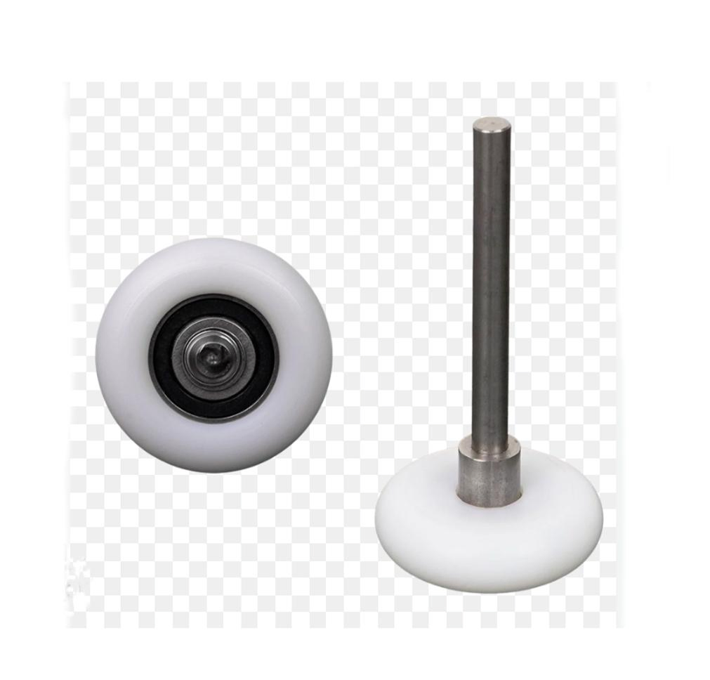 Black White Zinc Plated Steel Nylon 2*4 2*7 3*4 3*7 Tilting Nylon Door Roller for Garage/Furniture Accessories