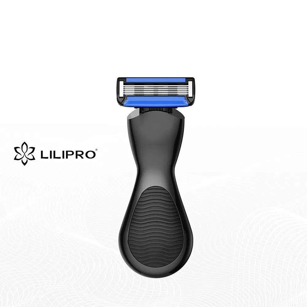 Lilipro Balls Shaving Razor with Five Blade Handle with Titanium Plating