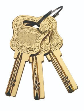 Security Mortise Rim Lock Cylinder with Keys (1A29FSB)