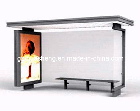 Stainless Steel Bus Stop Shelter (HS-BS-A002)
