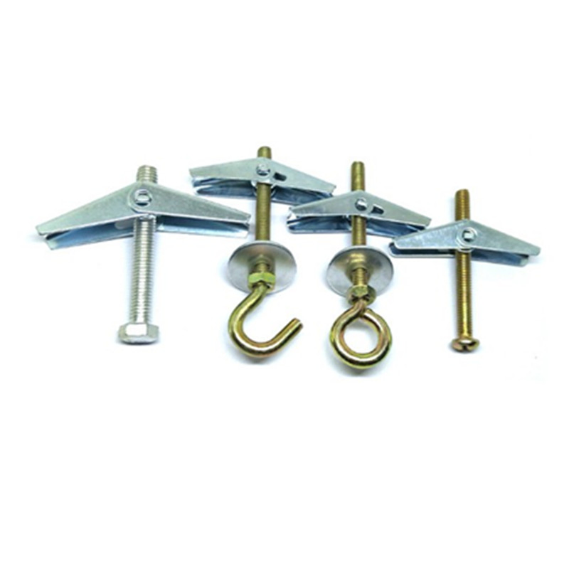 M4 M5 M6 M8 Butterfly Plastic Drywall Wall Anchor Plug with M3.5 Self Tapping Screw