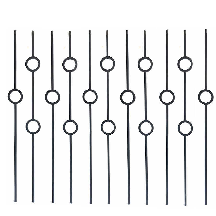 Best Price Circle Shape Squarewrought Iron Stair Railing for Indoor