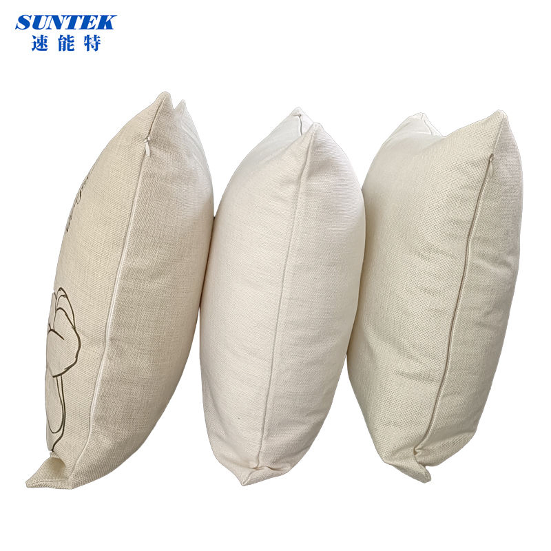 Sublimation Custom Logo Square Painting Linen Pillowcase (Light Color)