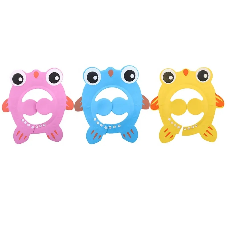 Protective Fish Shape Infant Hair Washing Waterproof Baby Shower Cap