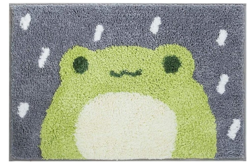 Absorbent and Anti Slip Bath Mat Cute Shower Rug for Bathroom