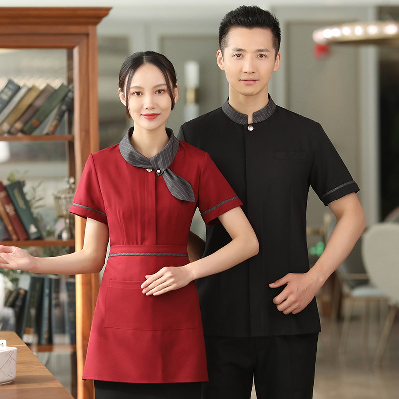 Csjd-015#Rabbit Collar Waiter Work Clothes Apron