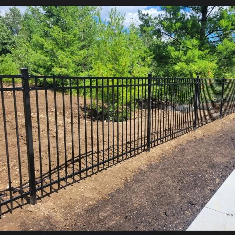 Cheap Outdoor Modern Metal Galvanized Steel Picket Wrought Iron Fence for Garden/Swimming Pool