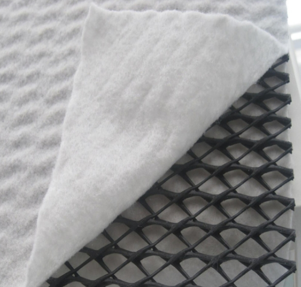 Geocomposite Drain Sheet Used for Tapping The Highway Subgrade Drainage Anti-Slip, Reinforcement