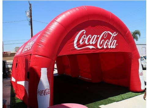2023 New Giant Inflatable Tunnel Tent Coca-Cola