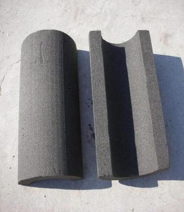 Stable Foam Glass Pipe Section for LNG & Chemical Pipes