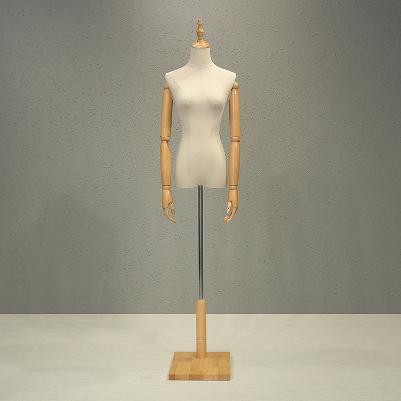 Clothing Store Mannequins, Half-Body Women's Clothing Store Window Display Racks, Full-Body