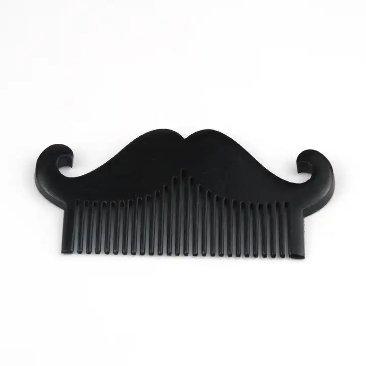 Professional Customized Salon Hairstyling Wood Mustaches Comb