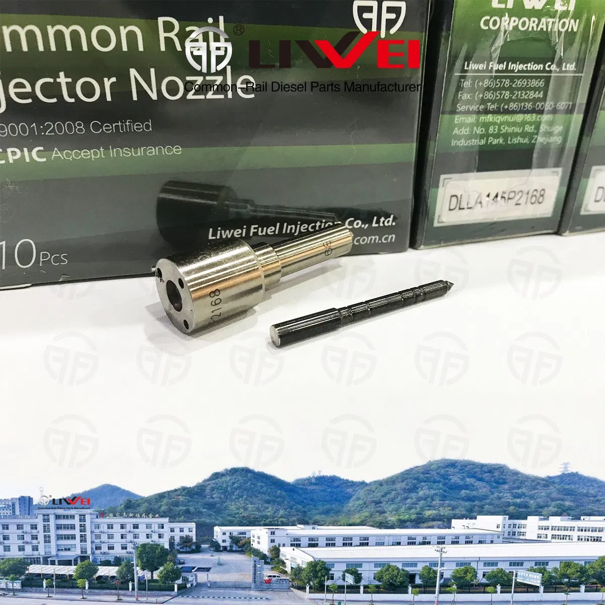 LIWEI DLLA145P2168 Common Rail Diesel Nozzle 0445110376/594