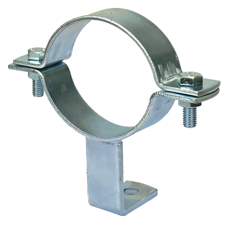 Heavy Duty Metal Galvanized Round Pipe Clamps Fitting Split Ring Pipe Hangers