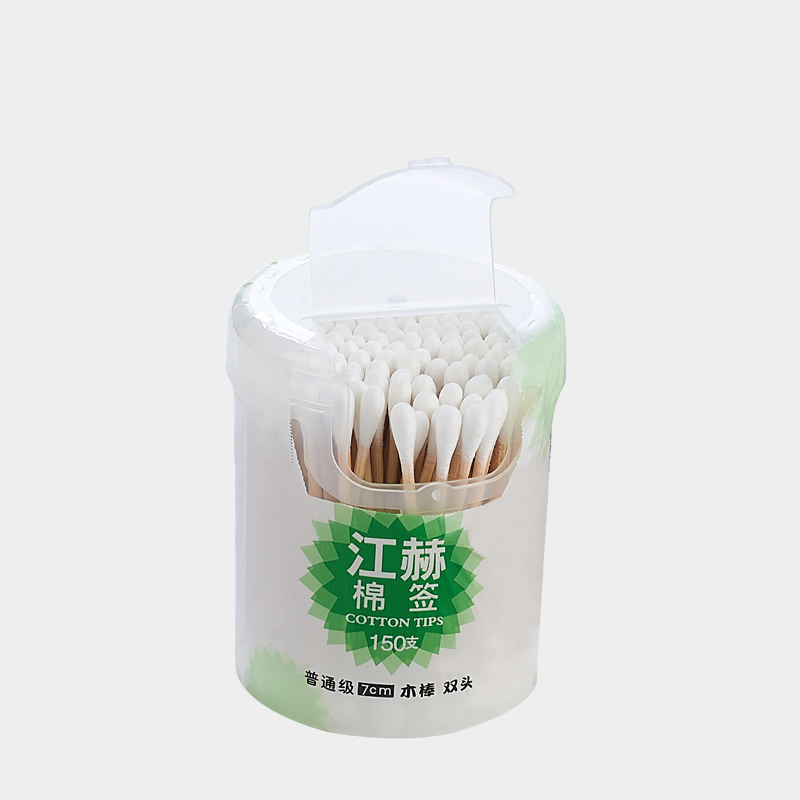 Double or Single Head Long Wooden or Paper Stick Tips Cotton Bud