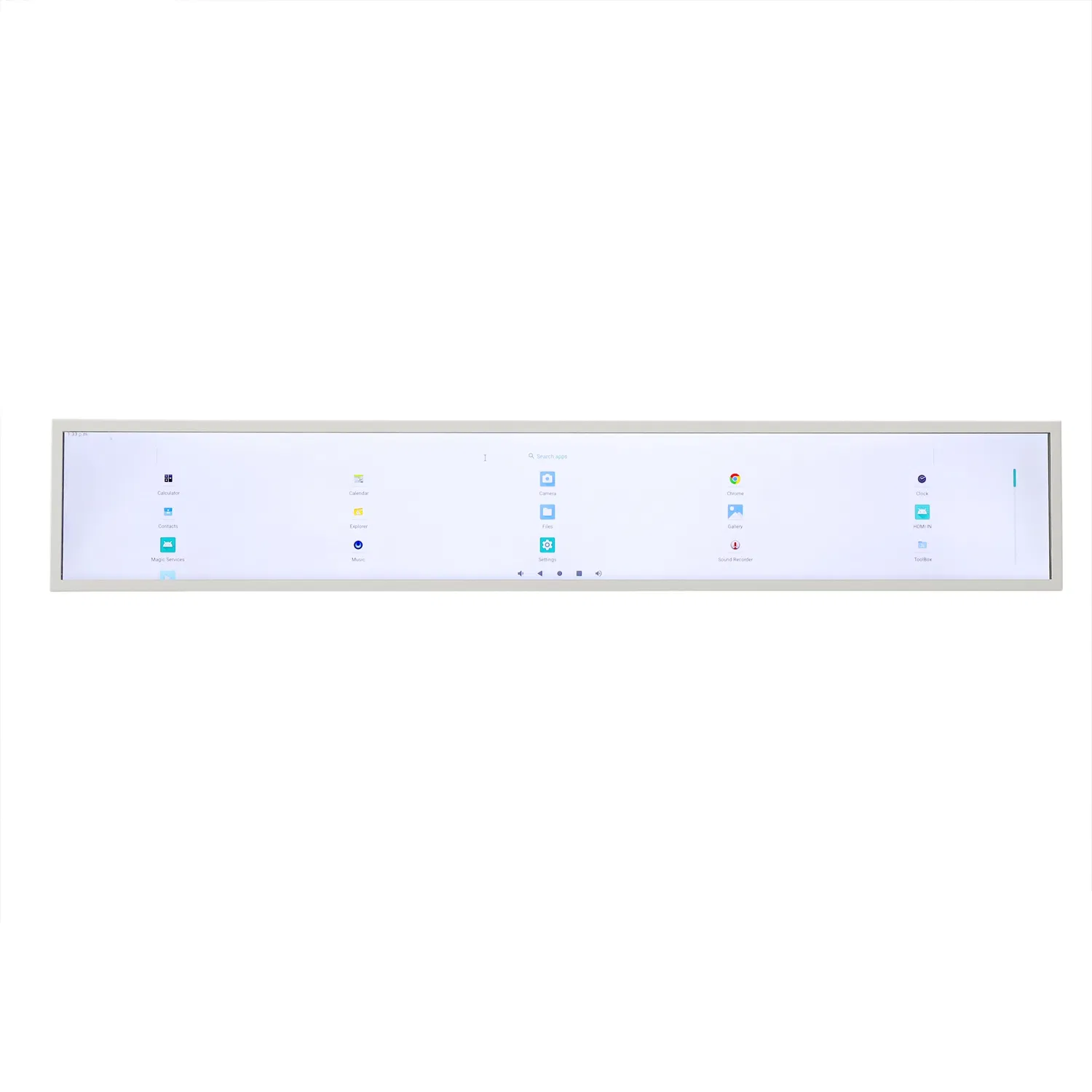 42.8 Inch Ultra-Wide Touchscreen Stretched Bar LCD Monitor Digital Signage Advertising Screen