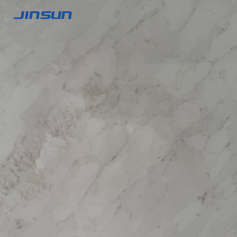 Custom 20mm Water-Resistant Calacatta Quartz for Elegant Bathrooms