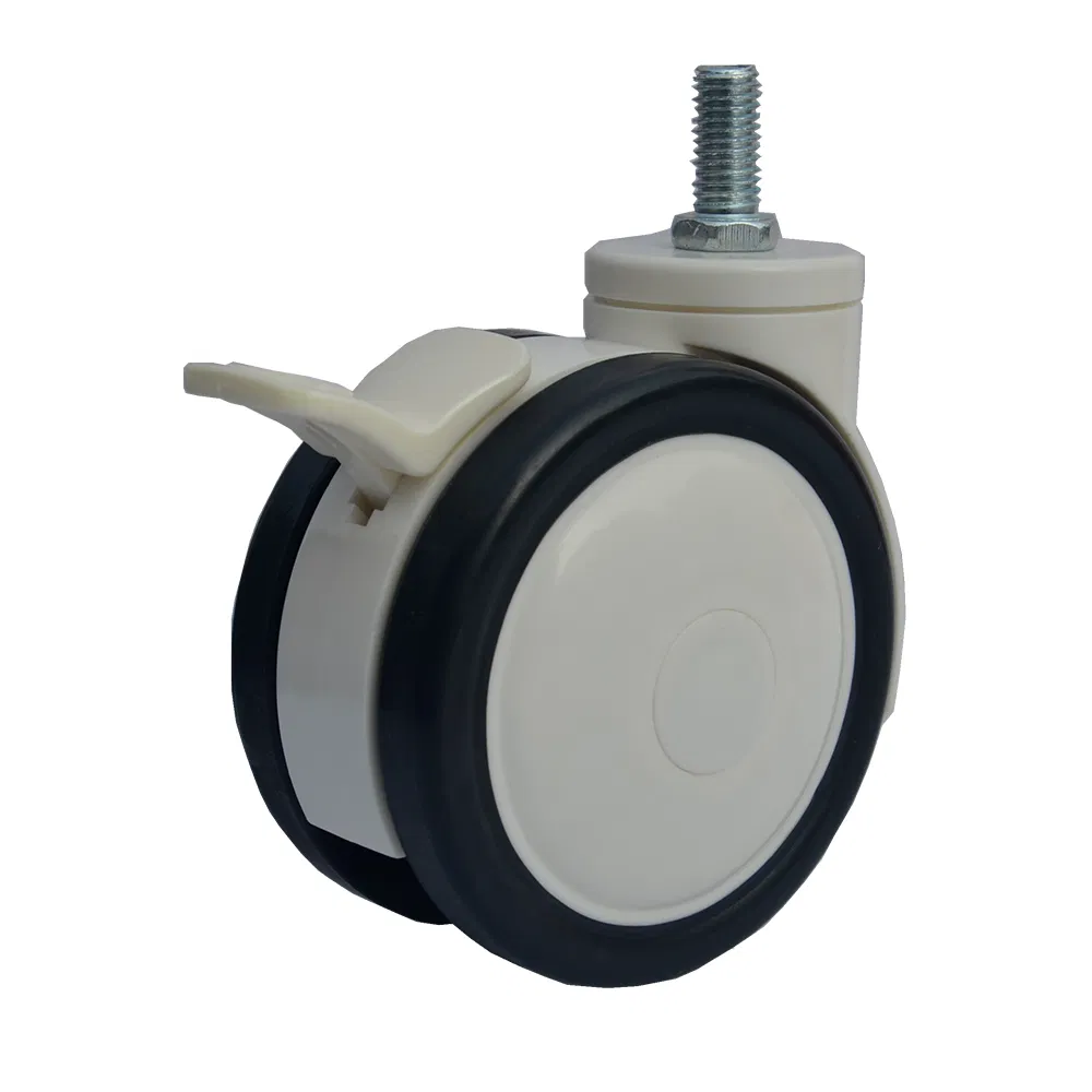 100mm Twin Wheel Medical Caster Wheel