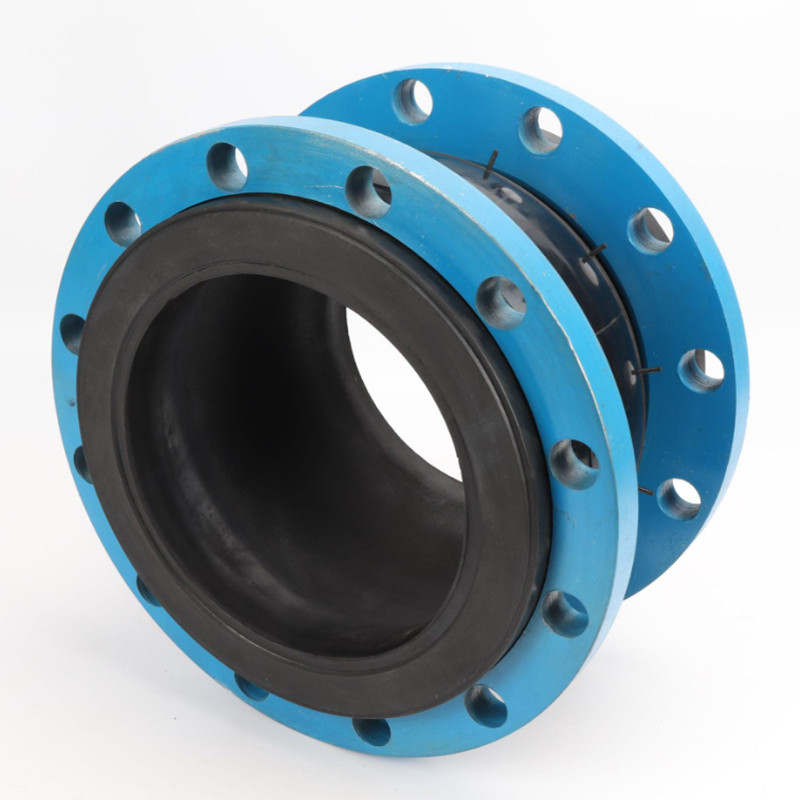 Metal Steel Flange Connector Rubber Expansion Joint Single Sphere Rubber Expansion Joint
