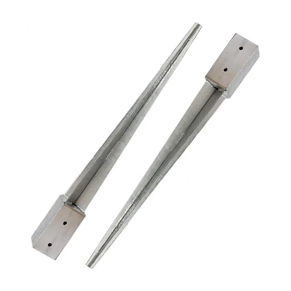 Metal Adjustable Anchor Ground Screw Fence Post Spike