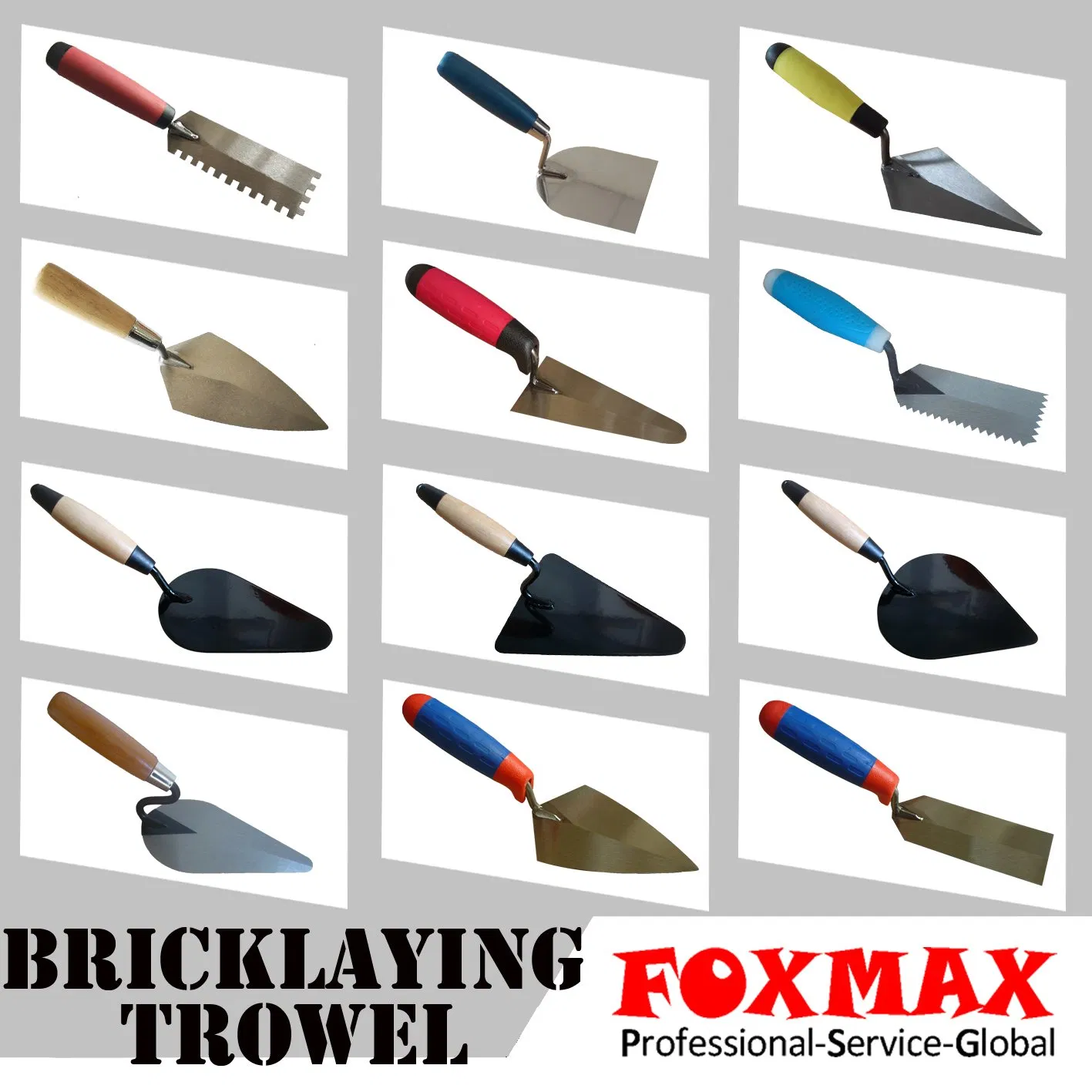 Premium One Piece Forged Trowel with Comfortable Wood Handle