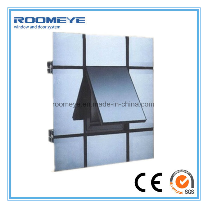 Roomeye Hidden Frame Curtain Wall Aluminium Glass Curtain Wall (RMCW-101)
