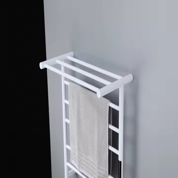 Luxurious Electric Towel Warmer with Sleek Square Tube Design