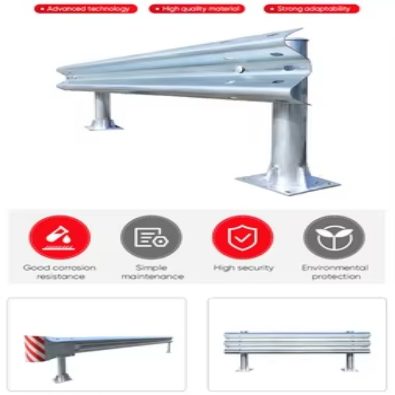 Safety Barrier Highway Curved Bending Guardrail Road Traffic Safety Barrier Guard Rail