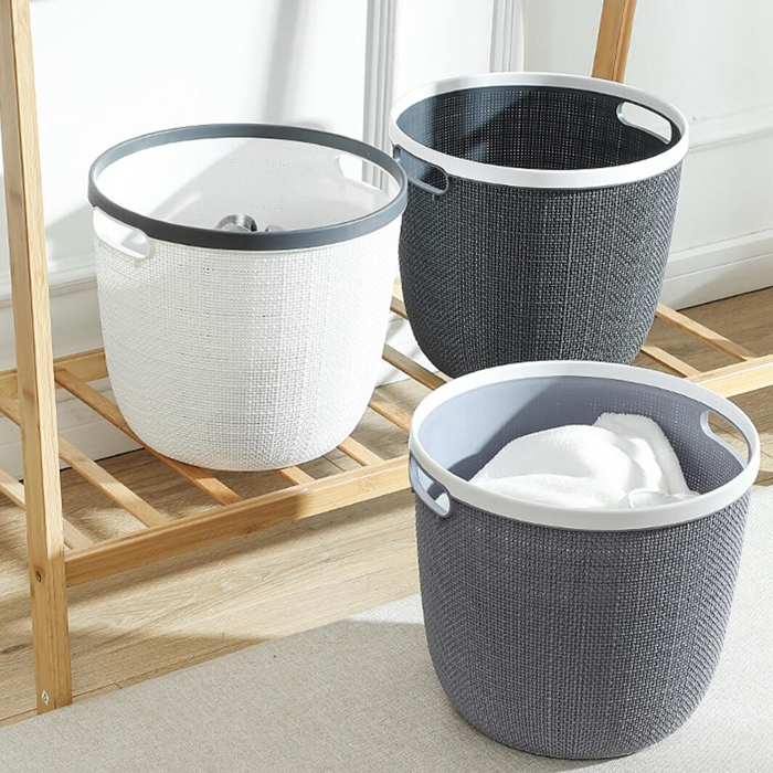 Portable Laundry Hamper with Carrying Handles Storage Basket