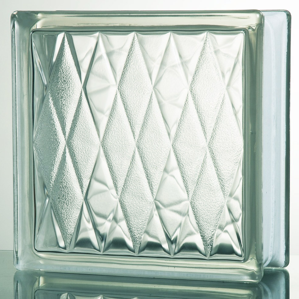 High Quality Best Price 190*190*80mm Clear Patterns Hollow Glass Block/Brick