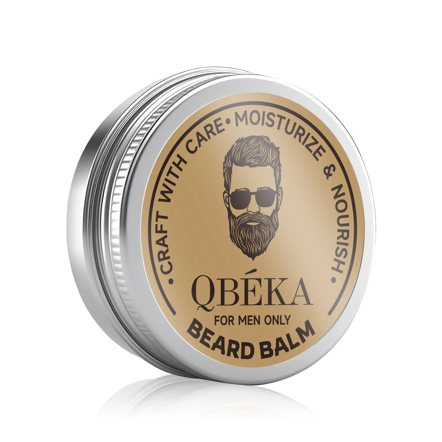Natural Organic Beard Balm - K-Beauty Hydrating Formula for Soft Shiny Beard & Skin