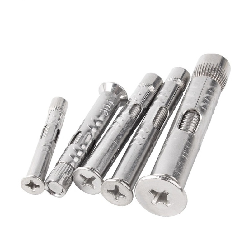 M6X50 Steel Expansion Bolt Screws with Countersunk Head