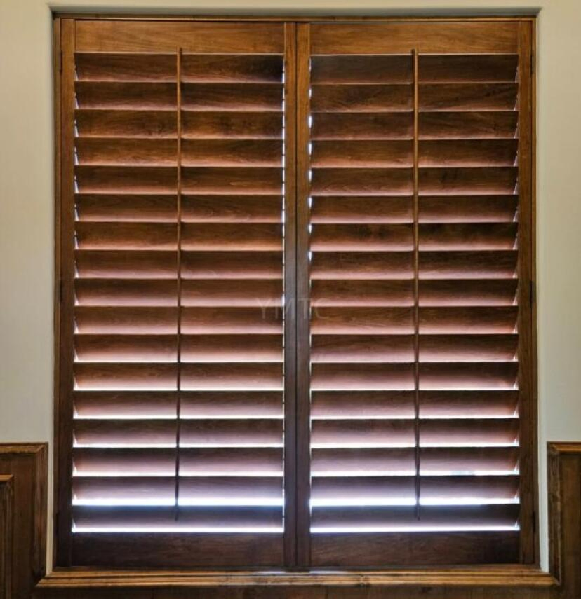 Home Custom Cafe Style Plantation Shutters Wood PVC Window Shutter