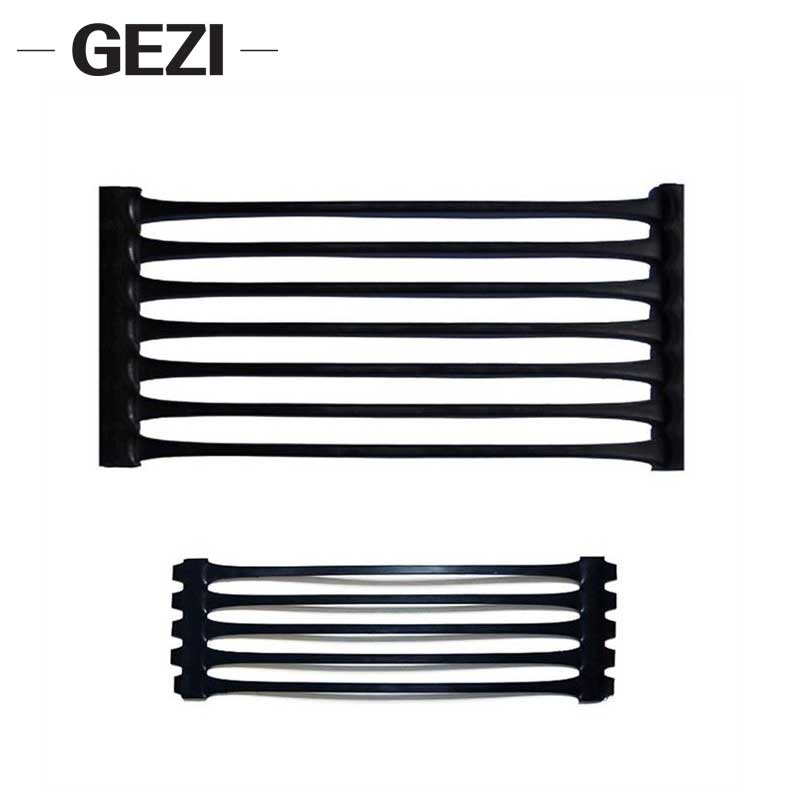 Pet Geogrid 60-30kN Biaxial Warp Knitted Polyester Geogrid Reinforcement