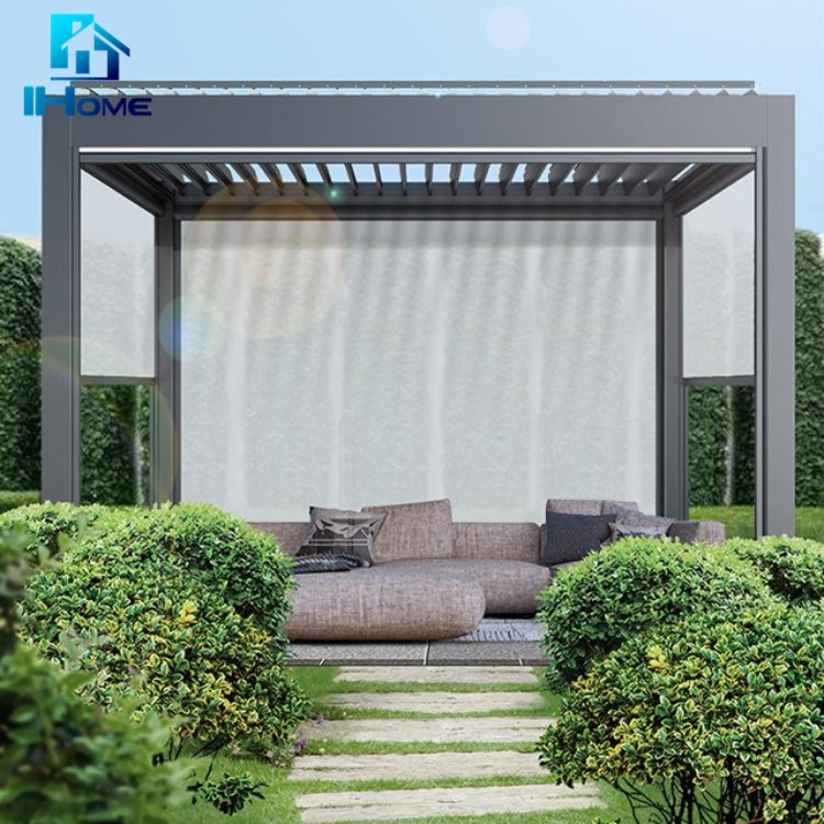 3X3 3X4 Aluminium Louvered Pergola Outdoor Sun Shade Pergola