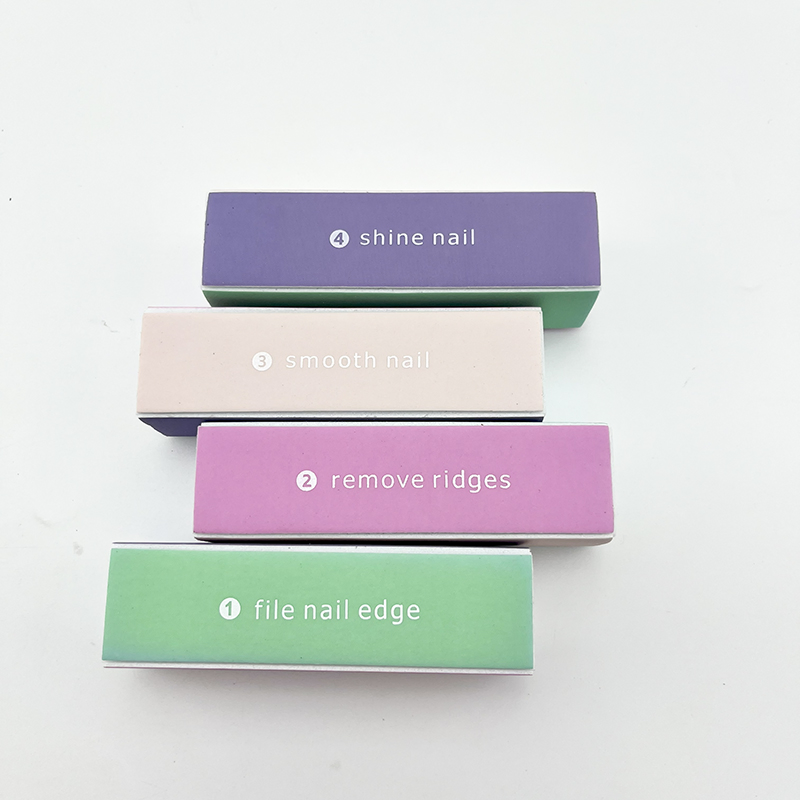 Beautiful Cubic Shape Portable Nail Care Tools Manicure Accessories EVA Nail Buffer File