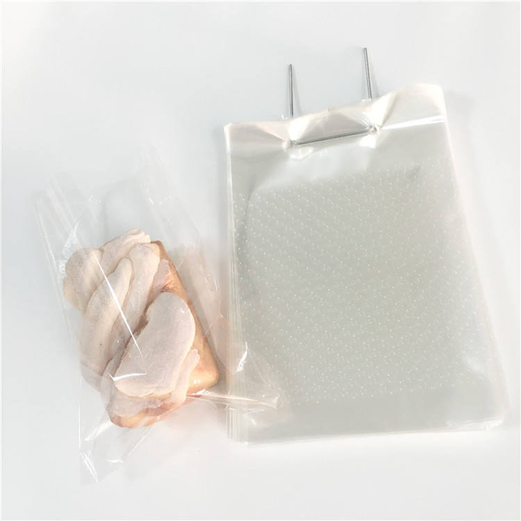 Custom Flat Bread Packaging Bag Plastic Food PE Heat Seal Side Gusset Bag